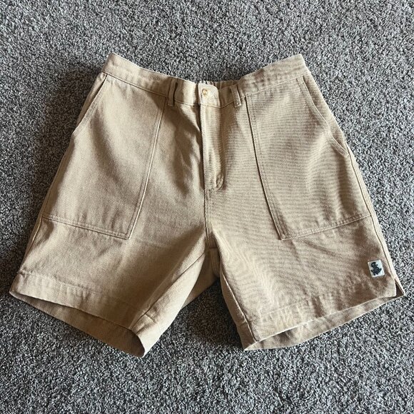 Quaker Marine Supply Ventura Short in Sand Ranger Twill Womens Elastic Waist LG - Picture 3 of 6